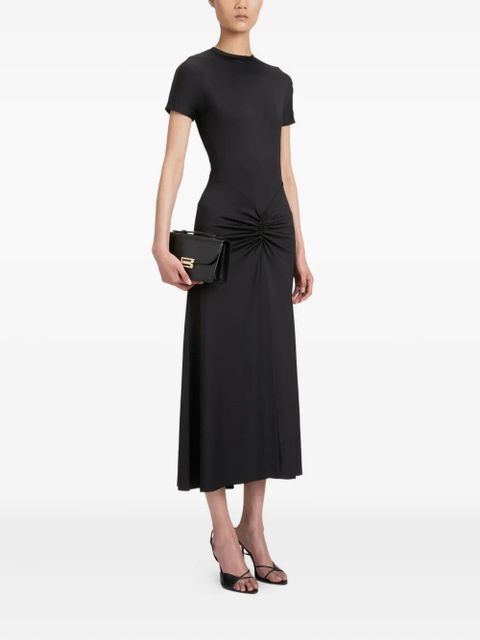 Victoria Beckham gathered waist midi dress - Black - zdjęcie produktu nr 2