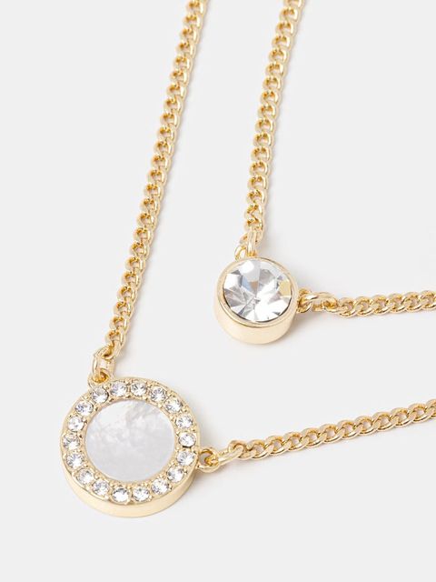 DKNY naszyjnik damski metalowy - zdjęcie produktu nr 1