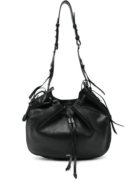 ISABEL MARANT Bolton drawstring leather shoulder bag - Black - zdjęcie produktu nr 1