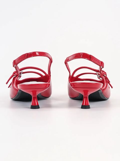 Karl Lagerfeld szpilki skórzane PASHA - zdjęcie produktu nr 2