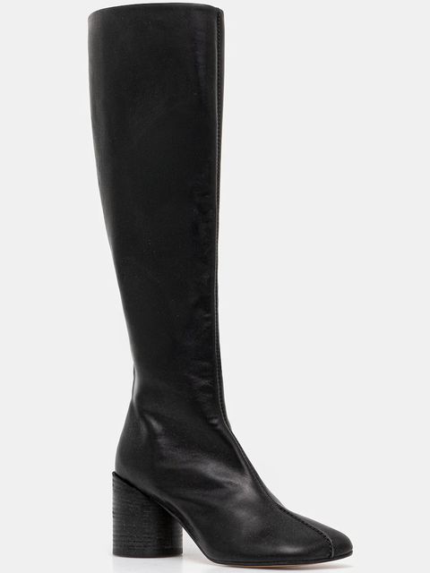 MM6 Maison Margiela kozaki skórzane - zdjęcie produktu nr 1