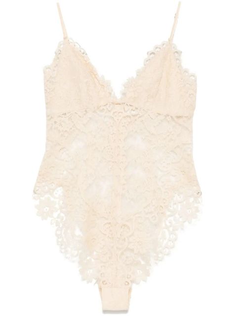 ZIMMERMANN Illustration lace bodysuit - Neutrals - zdjęcie produktu nr 1