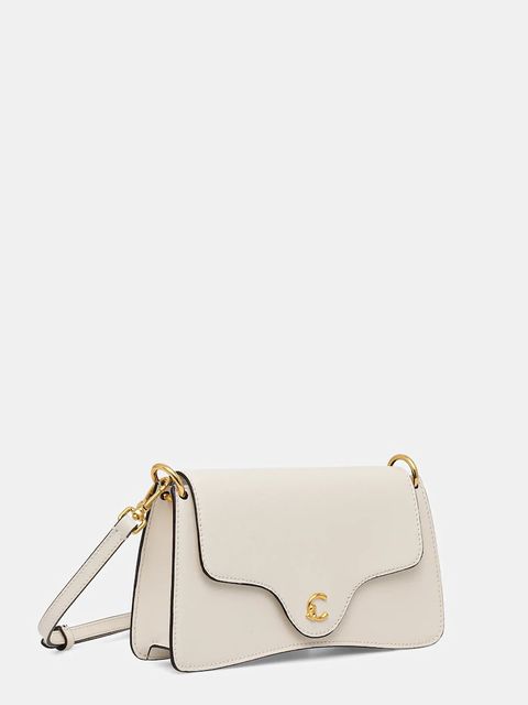 Coccinelle torebka skórzana kolor beżowy E5.SSK.27.01.01