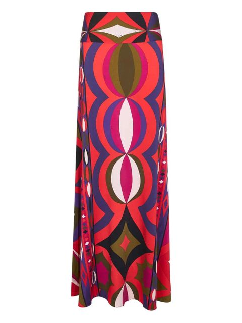 PUCCI Collane-print maxi skirt - Red - zdjęcie produktu nr 2