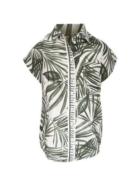 BOGNER Charlet leaf-print blouse - White - zdjęcie produktu nr 1