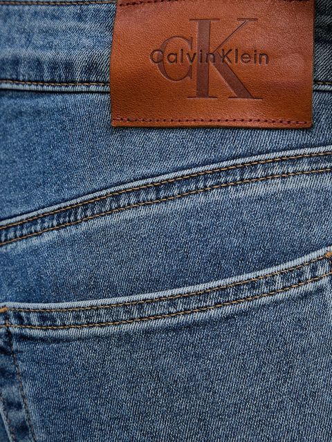 Calvin Klein Jeans jeansy damskie kolor niebieski LV047E616G