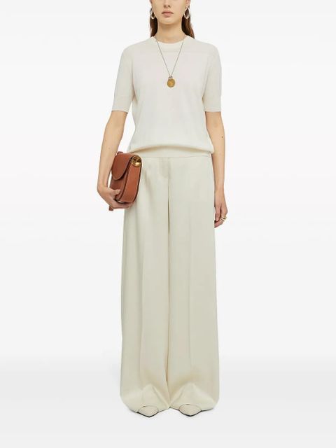 Jil Sander wide-leg tailored trousers - White - zdjęcie produktu nr 2