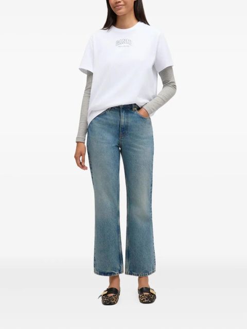 GANNI five-pocket denim - Blue