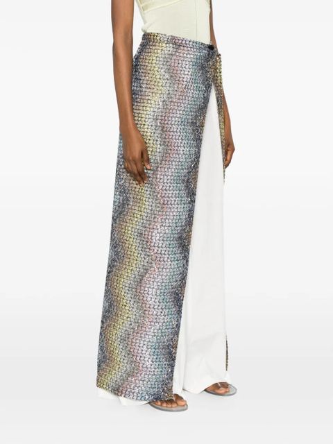 Missoni sequin-embellished maxi skirt - Black