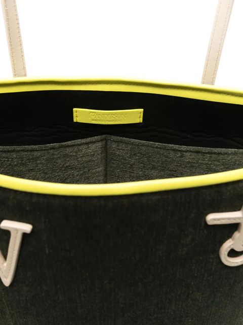 JW Anderson tall Anchor tote bag - Green
