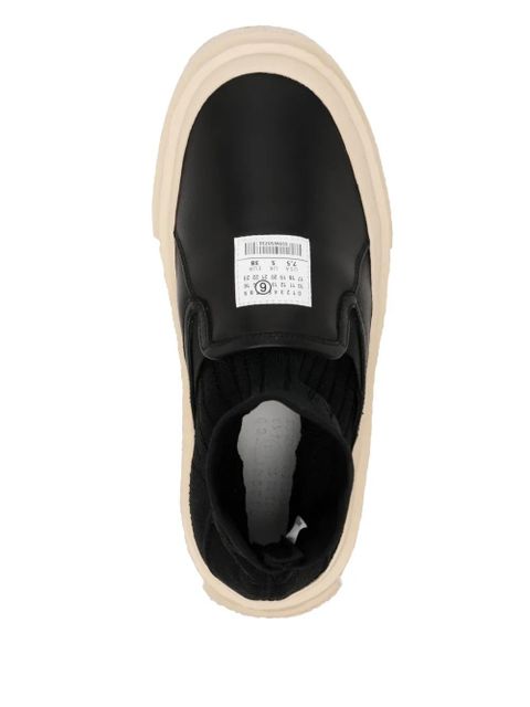 MM6 Maison Margiela 8AX socks sneakers - Black