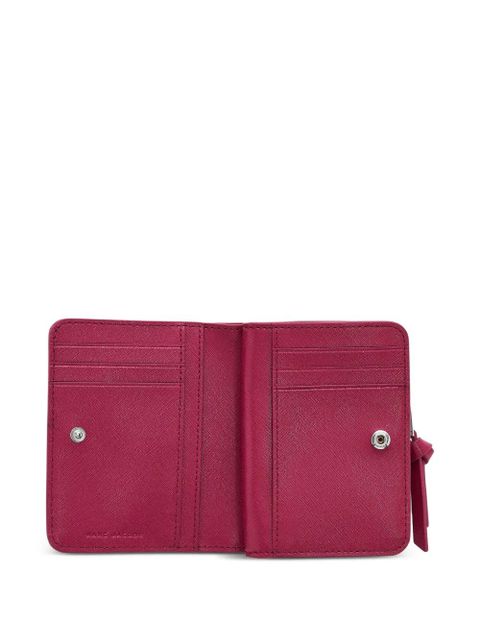 Marc Jacobs logo-plaque leather wallet - Pink