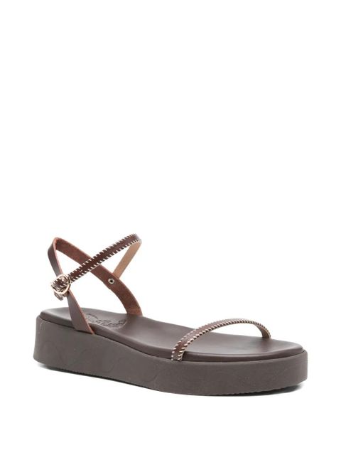 Ancient Greek Sandals Irida stitch-strap sandals - Brown - zdjęcie produktu nr 2