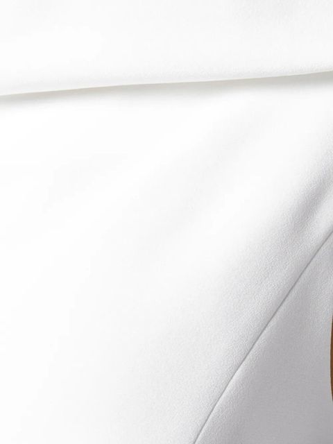 Givenchy sleeveless cape gown - White