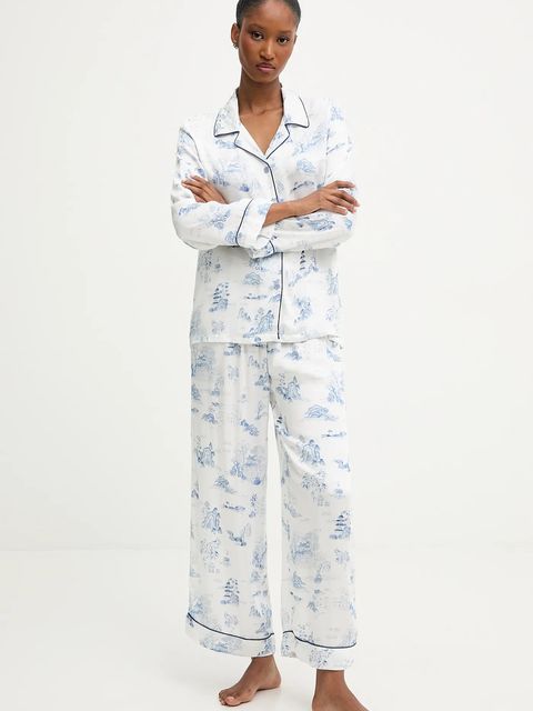 Answear.LAB piżama damska kolor niebieski