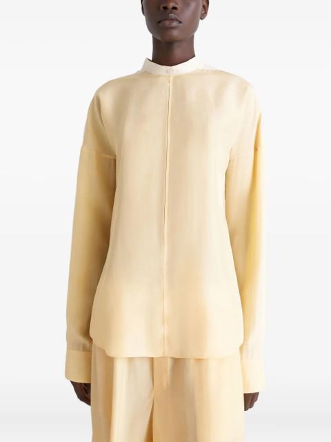 LEMAIRE buttoned long-sleeve blouse - Yellow
