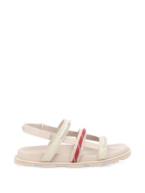 Moncler Vera Island leather flat sandals - Neutrals - zdjęcie produktu nr 1