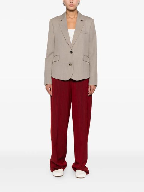 LOEWE single-breasted wool blazer - Neutrals