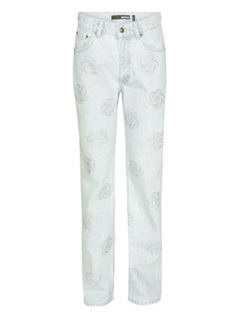 ROTATE BIRGER CHRISTENSEN stud-embellished jeans - Blue - zdjęcie produktu nr 1