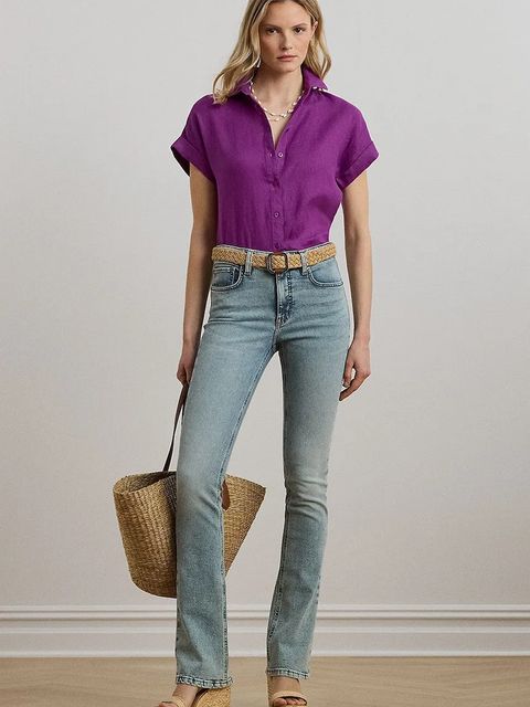 Lauren Ralph Lauren jeansy damskie high waist 200971083 - zdjęcie produktu nr 1