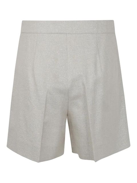 Max Mara pintuck detailing shorts - Silver - zdjęcie produktu nr 2