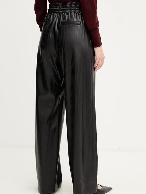 BOSS spodnie damskie kolor czarny szerokie high waist 50548123 - zdjęcie produktu nr 2