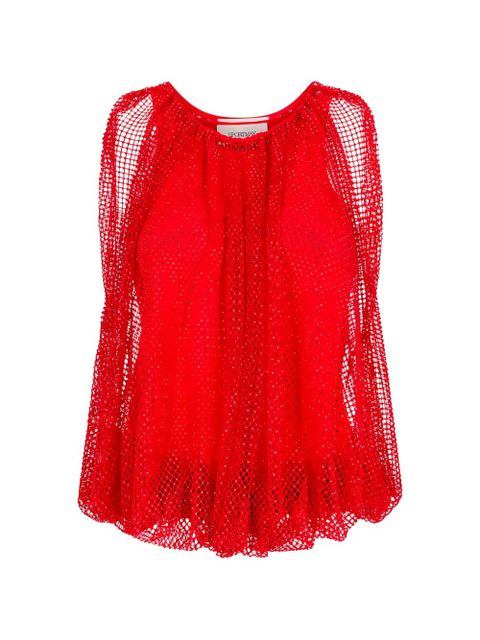 Sportmax bubble hem blouse - Red - zdjęcie produktu nr 1