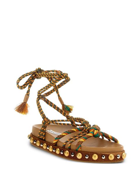 Aquazzura Tropical leather sandals - Brown - zdjęcie produktu nr 2
