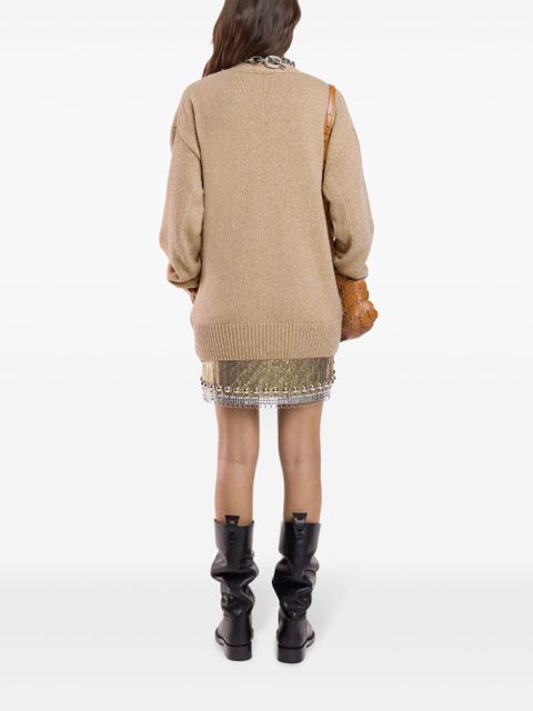 Rabanne buttoned cardigan - Neutrals