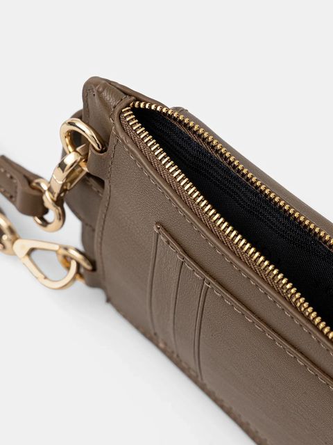 Tommy Hilfiger portfel damski kolor beżowy AW0AW18137