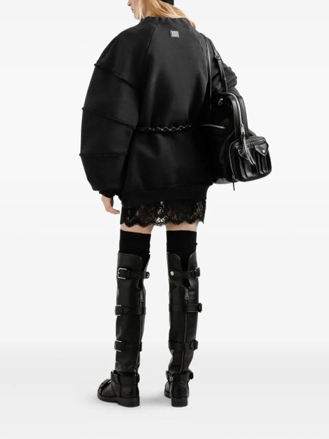 Dolce & Gabbana lace scallop-hem mini skirt - N0000 BLACK - zdjęcie produktu nr 2