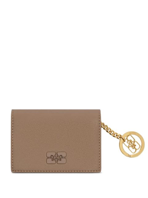 GANNI Bou chain-detail cardholder - Neutrals - zdjęcie produktu nr 1