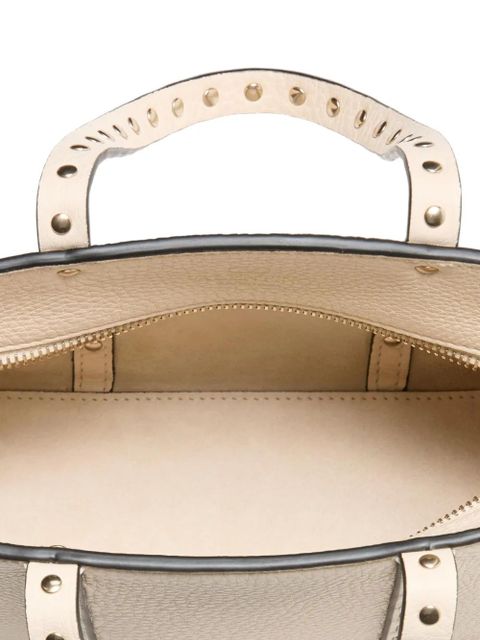 Valentino Garavani small Rockstud tote bag - Neutrals