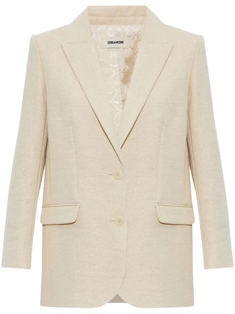 Zadig&Voltaire cotton blazer - Brown - zdjęcie produktu nr 1