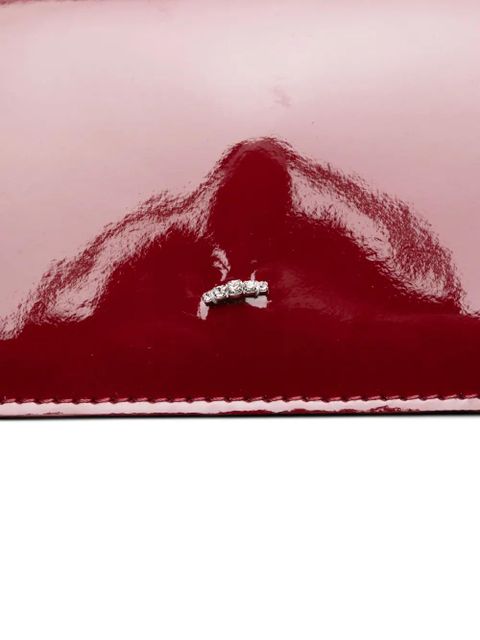 Giuseppe Zanotti leather crystal-embellished bag - Red - zdjęcie produktu nr 2