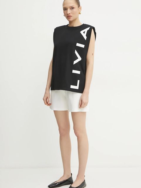 Liviana Conti top bawełniany - zdjęcie produktu nr 1