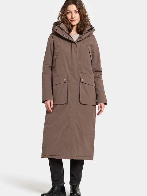 Didriksons kurtka przeciwdeszczowa MELODY kolor brązowy przejściowa 505851 - zdjęcie produktu nr 1