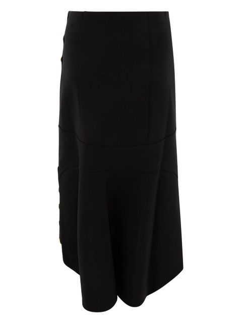 Givenchy asymmetric midi skirt - Black - zdjęcie produktu nr 2