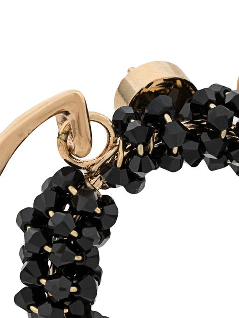 Jacquemus hoop earrings - Black