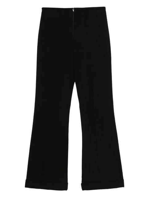 SANDRO zip-fly flared trousers - Black - zdjęcie produktu nr 1