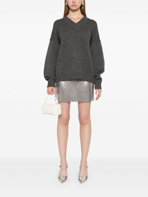 Rabanne chainmail mini skirt - Grey - zdjęcie produktu nr 2