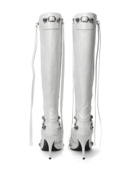 Balenciaga Cagole point-toe boots - White