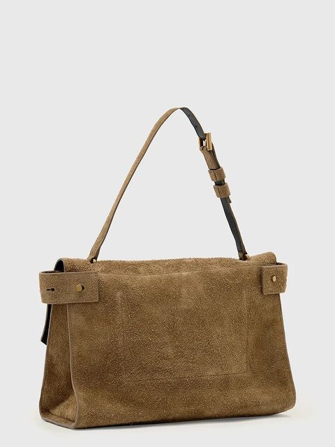 AllSaints torebka nubukowa URSA - zdjęcie produktu nr 1