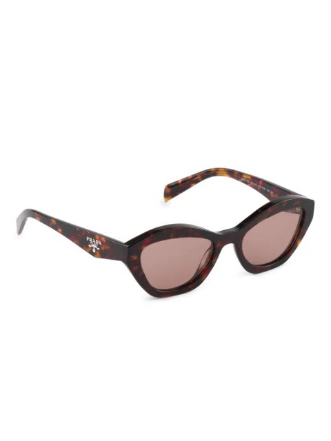 Prada Eyewear geometric-frame sunglasses - Brown - zdjęcie produktu nr 2
