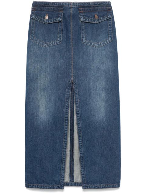 Chloé denim midi skirt - Blue - zdjęcie produktu nr 1