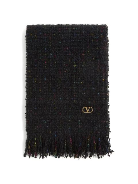 Valentino Garavani VLogo Signature scarf - Black - zdjęcie produktu nr 2