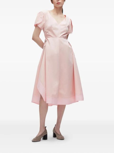 3.1 Phillip Lim puff-sleeve drawstring dress - Pink