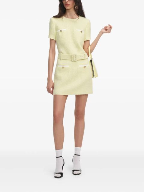 Self-Portrait bouclé dress - Yellow - zdjęcie produktu nr 2