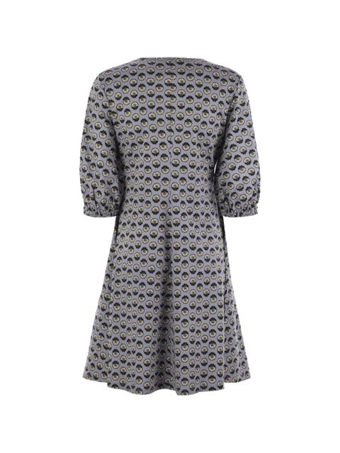 Weekend Max Mara Cinghia V-neck patterned dress - Blue - zdjęcie produktu nr 2