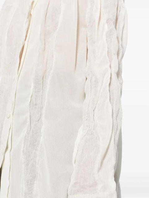 Christopher Esber spliced shirt - Neutrals